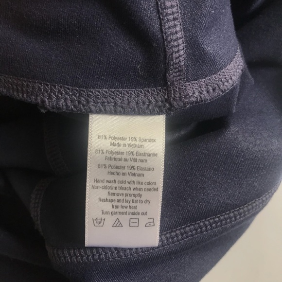 ALO YOGA | navy blue high waist airbrush leggings - Picture 6 of 7